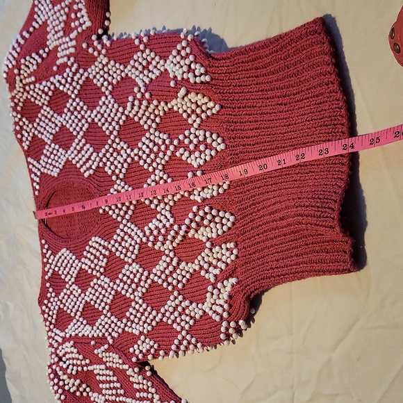 Vintage beaded knitted sweater l - Picture 8 of 8